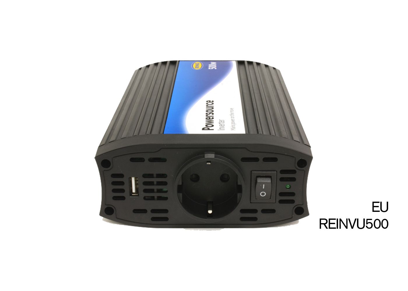 REINVU500 EU PowerSource 500W compact inverter face on